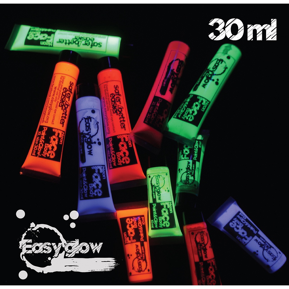 สีสะท้อนแสงuv neon สำหรับทาร่างกาย ใบหน้า (ส่งฟรี)