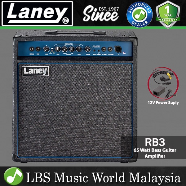 Laney RB3 65 วัตต์ 12 นิ้ว Woofer Plus Horn Richter ลําโพง Amp Bass กีตาร์ Combo Amplifier (RB 3)