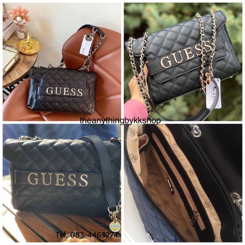 GUESS ILLY CONVERTIBE CROSSBODY FLAP BAG Shopee Thailand