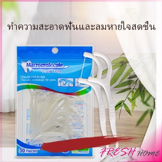 โพลีเมอร์ไหมขัดฟัน ไหมขัดฟันชั้นเยี่ยม แบบพกพา  Dental floss