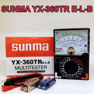 Sunma YX-360TR E-L-B มัลติมิเตอร์แบบเข็ม มิเตอร์วัดไฟ อนาล็อคมัลติมิเตอร์ แบบเข็ม