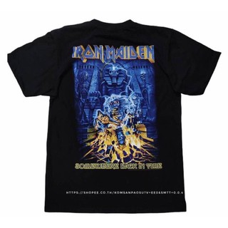 เสื้อยืดครอปt1lW เสื้อยืด เสื้อวง Iron Maiden เสื้อยืด เสื้อวงร็อค Iron MaidenS-5XL