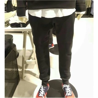 กางเกงขายาว กางเกงวอมขาจั้ม ผ้าสำลี ไซส์ S-2XL FL2