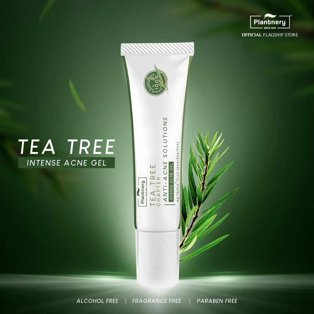 Plantnery Tea Tree Intense Acne Gel 15 g เจลแต้มสิว ที ทรี สูตรเข้มข้น #6