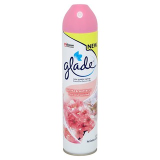 Glade เกลด สเปรย์ปรับอากาศ กลิ่นซากุระ แอนด์ วอเตอร์ลิลลี่ 320มล. (8850175018865)