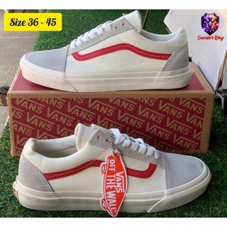 รองเท้า Vans Style 36 “Marshmallow Racing Red”