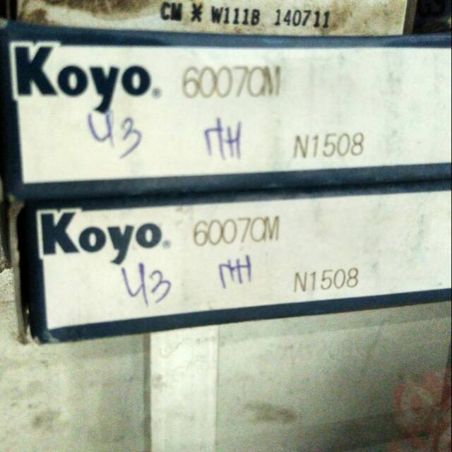 แบริ่ง Koyo 6007 เซนติเมตร