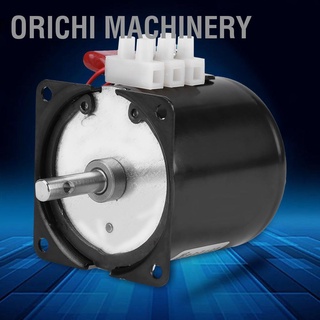 Orichi Machinery Ac 220V เกียร์บ็อกซ์ 60KTYZ มอเตอร์เกียร์ซิงโครโนมัสแบบเปลี่ยน