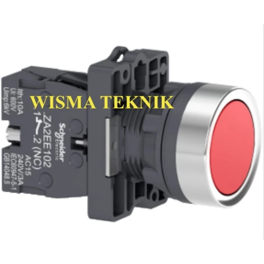 SCHNEIDER ปุ่มกดชไนเดอร์ สีแดง 1NC XA2EA42