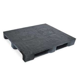 แพลเลทพลาสติกหน้าเดียวเรียบ JUMBO MW1012N สีดำ FLAT STORAGE PALLET JUMBO MW1012N BLACK