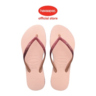 Havaianas รองเท้าแตะ บัลเล่ต์ โรส ประกาย สําหรับผู้หญิง