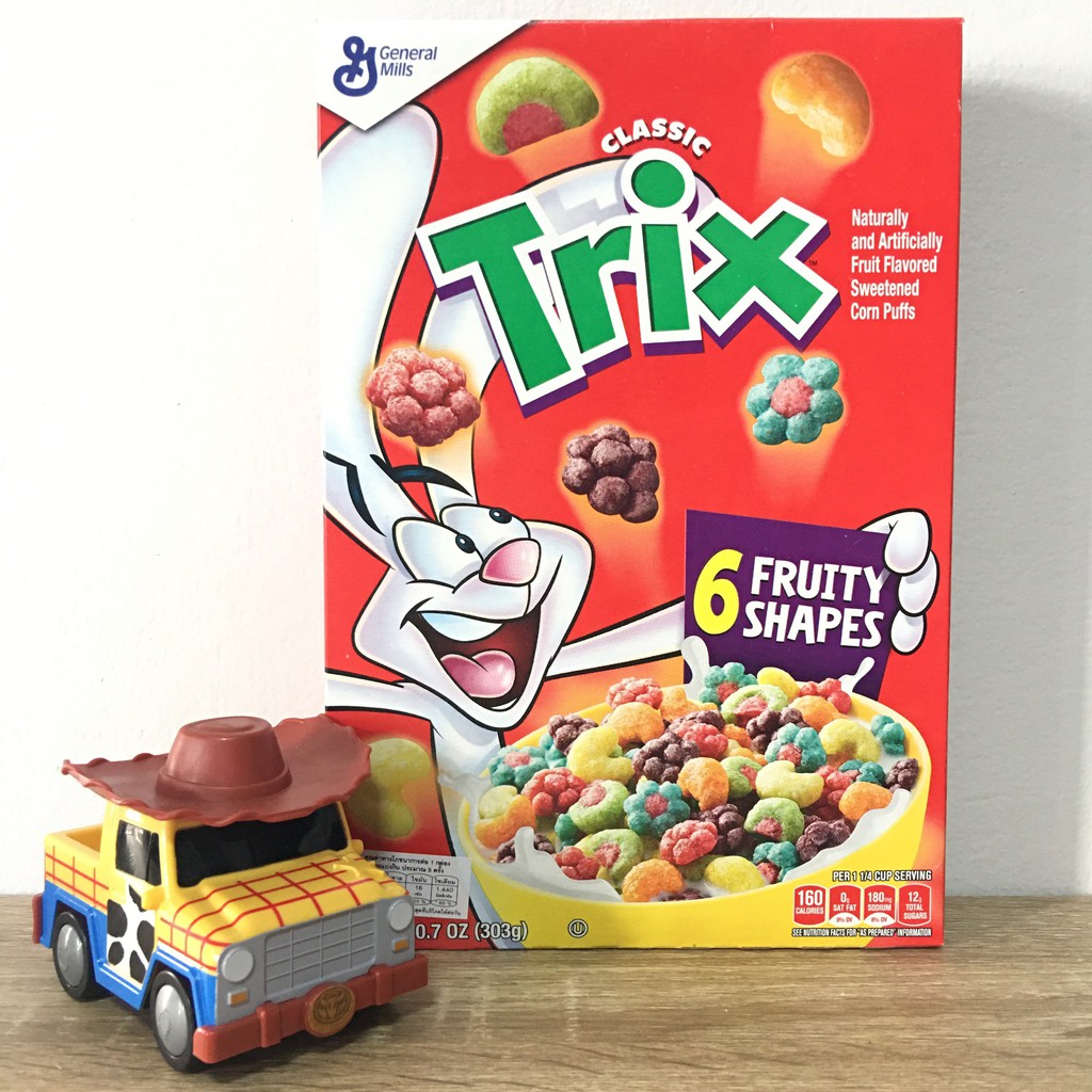 General Mills Trix CLASSIC 303g  Trix Cereal ซีเรียลทริกซ์รูปผลไม้ 303 g. ลอทใหม่ สินค้านำเข้าจากอเม