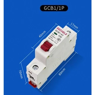 เซอร์กิตเบรกเกอร์ ลูกเซอร์กิต เบรคเกอร์ ลูกย่อย Circuit Breaker GECHELE MCB 1P 2P
