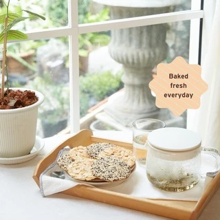 SESAME TUILE ทูเล่งาสามอย่าง 7 ชิ้น ใหญ่ | Daddy's antique Bakery