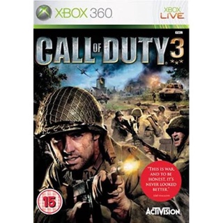 call of duty 3แผ่นเกมส์ xbox360 สำหรับเครื่องแปลงrghเท่านั้น