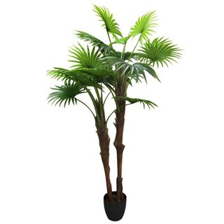 Artificial tree ARTIFICIAL FAN PALM TREE 150 CM. Garden accessories Garden decoration accessories ต้นไม้ประดิษฐ์ ต้นปาล์