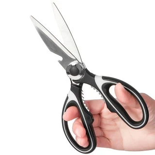 SKY กรรไกรทำครัว สแตนเลส ตัดกระดูกได้ มีปลอก กันบาด กรรไกรเอนกประสงค์ Kitchen Scissors