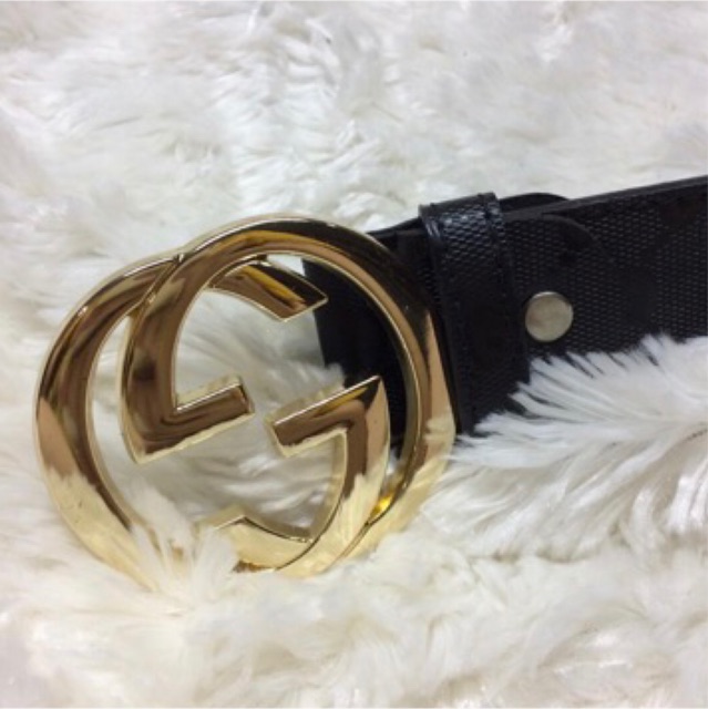 vtg gucci monogram belt 90s