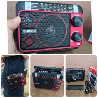 G-GOOD วิทยุ AM/FM/SW RADIO เล่นไฟล์เพลงผ่าน TF Card , Thumb Drive , USB ใช้ได้ทั้งไฟบ้านและแบตเตอรี่