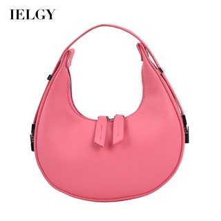 IELGY Korean version of the retro hand carry one shoulder underarm bag textured atmosphere simple women