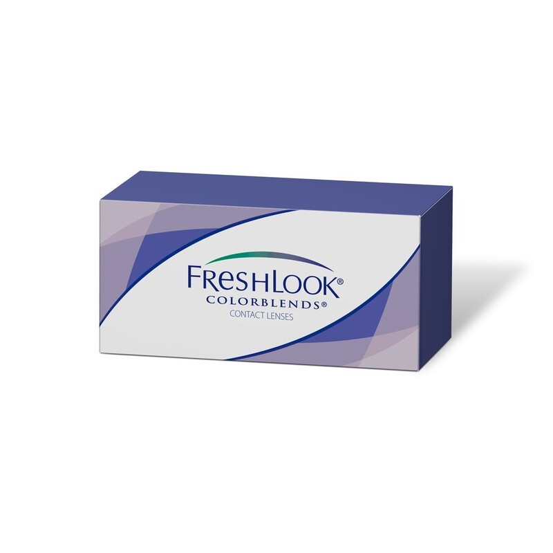 ALCON คอนแทคเลนส์สี GRAY รุ่น Freshlook Colors Blends (กล่องละ 2 ชิ้น) เบอร์ตา 0.00 to -4.00