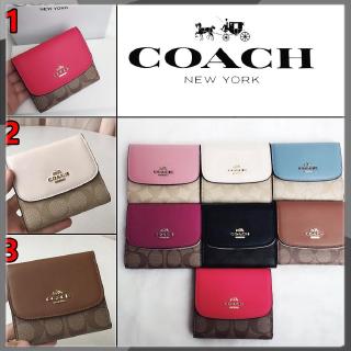 【HOT】กระเป๋าสตางค์ COACH F87589 / กระเป๋าสตางค์ผู้หญิง / กระเป๋าสตางค์หนังแท้ / กระเป๋าสตางค์ Forever Young