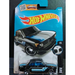 Hot Wheels รถเหล็ก BMW 2002 สีดำ