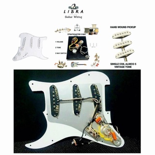 LIBRA GUITAR WIRING วงจรกีต้าร์ไฟฟ้าชุด SSS STRATOCASTER 5 WAY (FULL UPGRADE)