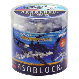 ASOBLOCK Basic 402S อโซบล็อค ชุด เบสิค 402S กล่องกลม สีน้ำเงิน ตัวต่อเสริมพัฒนาการ ผลิตในญี่ปุ่น สำหรับเด็กอายุ 5 ขวบ...