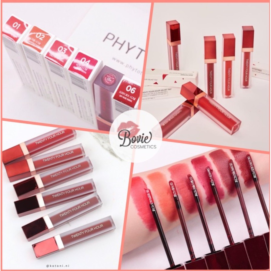 (แท้💯)[PHYTOTREE] TWENTY FOUR HOUR VELVET TINT 6colors!! from Korea