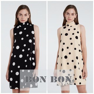 Bon Bon Dress เดรสคอเต่า ผูกโบว์หลัง