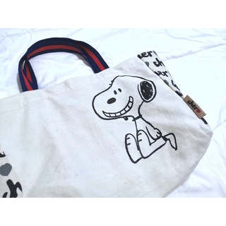 Snoopy shoulder bag hight quality กระเป๋าผ้าแคนวาส CHER