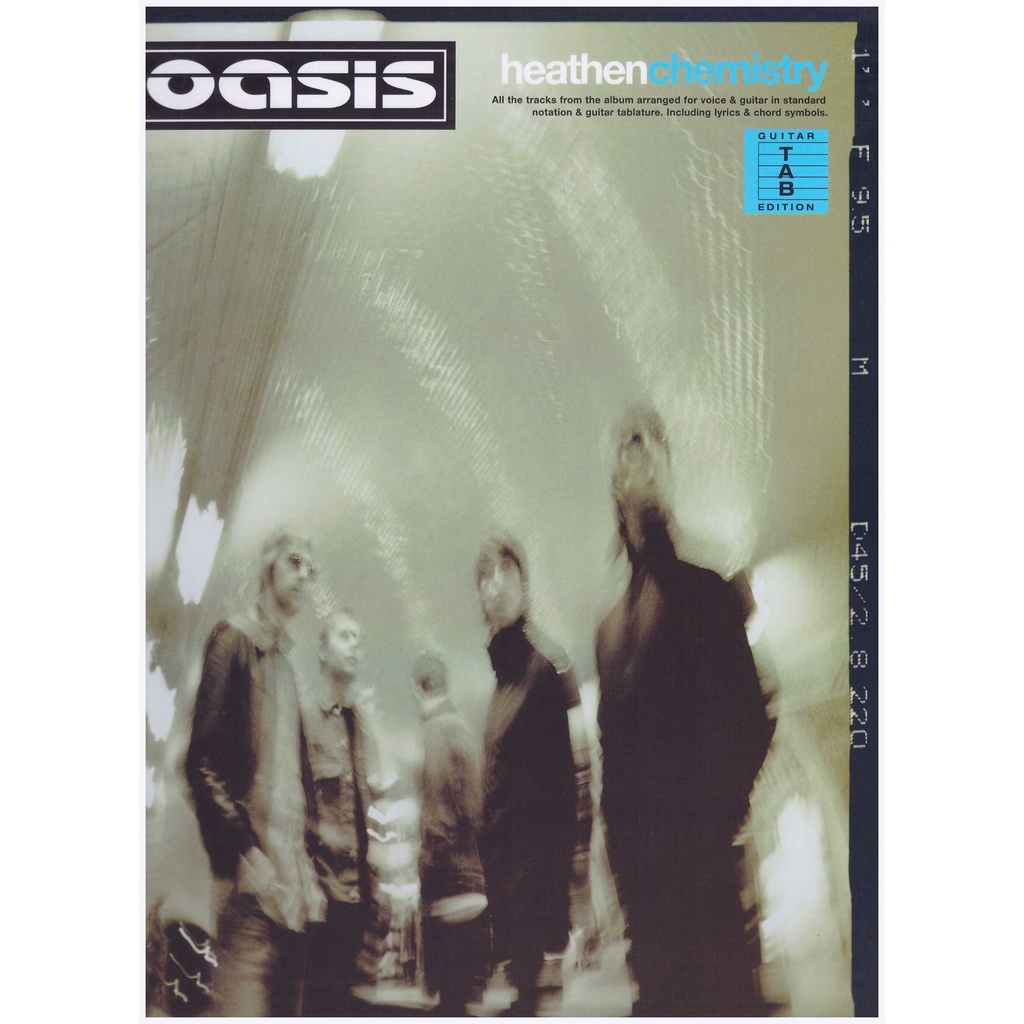 Oasis Heathen Chemistry / Guitar Tab Edition / Pop Song Book / Vocal Book / Voice Book
