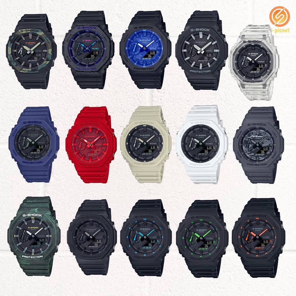 เหมาะสําหรับ G-SHOCK GA-2100-1A2 นาฬิกาสปอร์ต GA-2100-1A3 GA-2100-1A4 GA-2100-1A สายนาฬิกาเรซิน f465