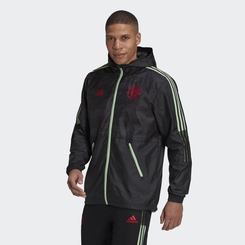 เสื้อแจ็คเก็ตกันลม Adidas MANCHESTER UNITED WINDBREAKER [ลิขสิทธิ์แท้ Adidas Thailand][รหัส: GQ2534 