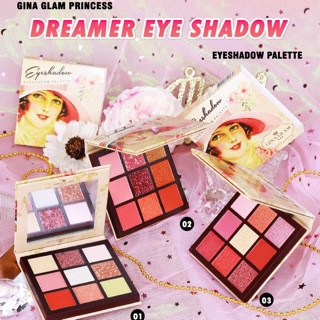 Gina Glam Princess Dreamer Eye Shadow จีน่าแกรม อายแชโดว์ เบอร์  01