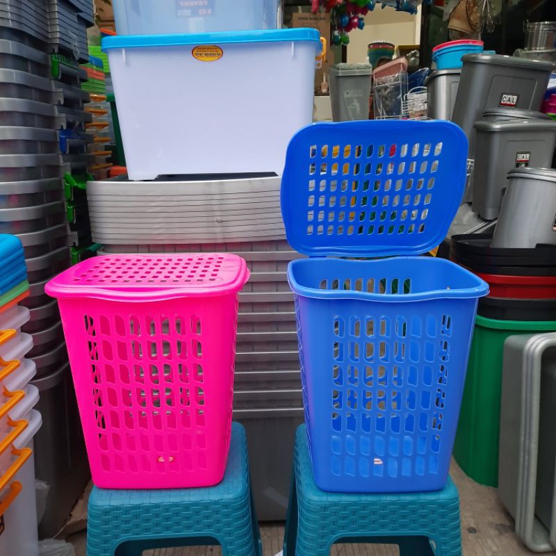 LOTUS SHINPO CLOTHES BASKET / LOTUS LAUNDRY BASKET / BASKET