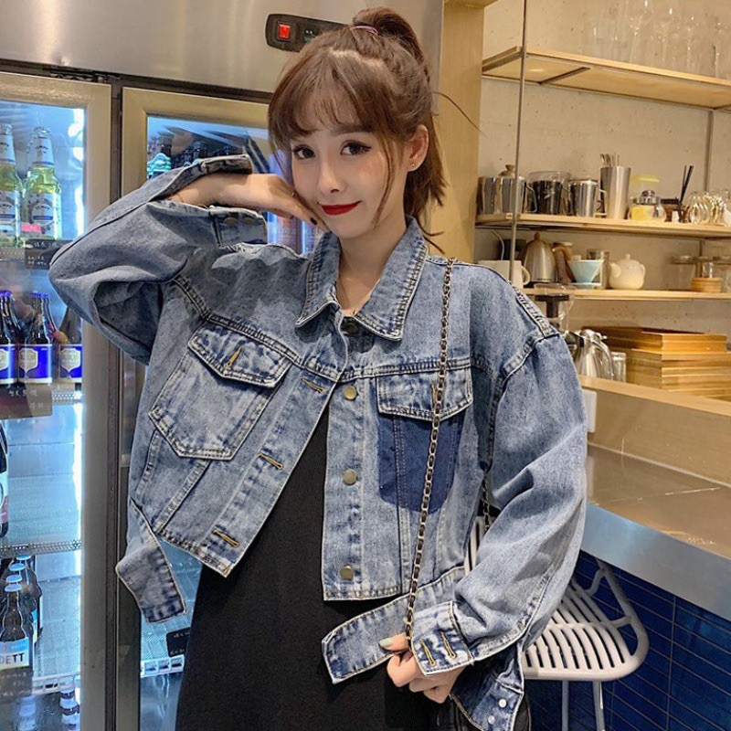 แจ็คเก็ตยีนผู้หญิง สไตล์เกาหลี ใหม่ล่าสุด
