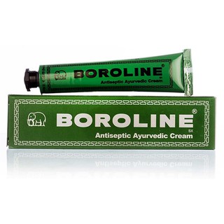 BOROLINE Antiseptic Ayurvedic Cream 20g. โบโรรีน ครีมอเนกประสงค์เพิ่มความชุ่มชื่นผิว รักษาแผล EXP 11/2023