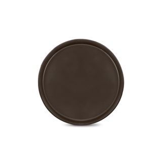 ถาดเสิร์ฟอาหารทรงกลม Round Fiberglass Service Tray สีน้ำตาล
