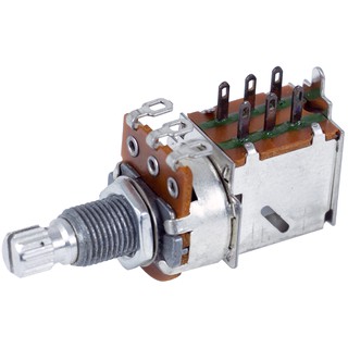 Paramount H75 ปุ่มหมุนวอลุ่ม แบบกด B500K Ohm ขนาดเล็ก ก้านยาว (Push / Pull Volume Switch Linear Taper Potentiometer)