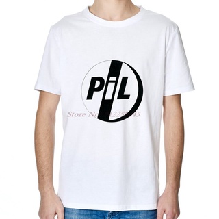 เสื้อยืดโอเวอร์ไซส์กระหน่ํา เสื้อยืดลําลอง แขนสั้น พิมพ์ลาย Ltd PiL สีขาว สไตล์วินเทจ คลาสิก สําหรับผู้ชาย ALehkd35NIgic