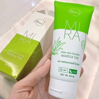 มิราเจล เจลว่านหางจระเข้ใบบัวบก MIRA Aloe vara Centella Asiatica Gel