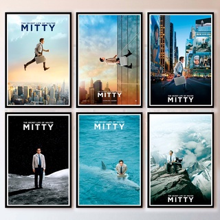 The Secret Life of Walter Mitty Poster (2003) : Ben Stiller ชีวิตพิศวงของ วอลเตอร์ มิตตี้ ขนาด 33x48 cm