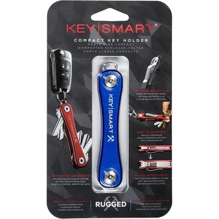 พวงกุญแจมินิมอลลิสต์ KeySmart Rugged - Multi-Tool Key Holder w Bottle Opener and Pocket Clip (up to 14 Keys) USA Import