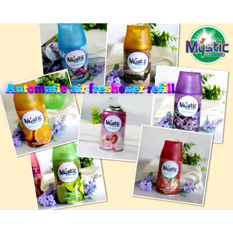 [สินค้าพร้อมส่ง]สเปรย์น้ำหอมปรับอากาศ ออโตเมติกสเปรย์รีฟีล Mystic Orchard 250ML สามารถใช้กับเครื่องฉ