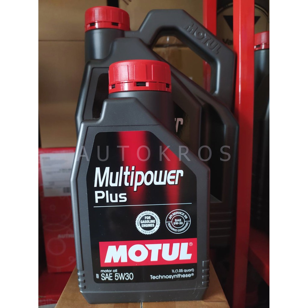 MOTUL Multipower Plus เบนซิน 5W-30 4+1 ลิตร + กรองฟรี (แจ้งรุ่นในแชท ...