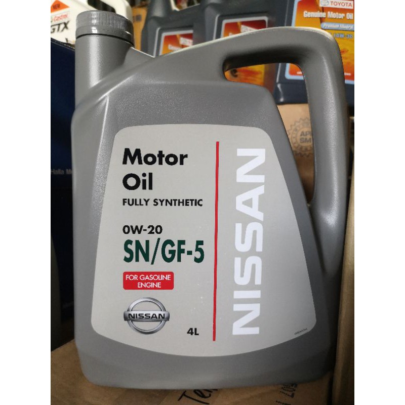 NISSAN 0W20 FULLY SYNTHETIC ENGINE OIL 4L 💯