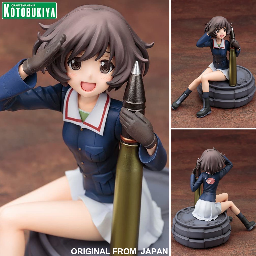 Figure งานแท้ Original Girls und Panzer สาวปิ๊ง ซิ่งแทงค์ สาวน้อยน่ารัก กับรถถังทหารศึก Yukari Akiyama ยูคาริ อากิยามะ