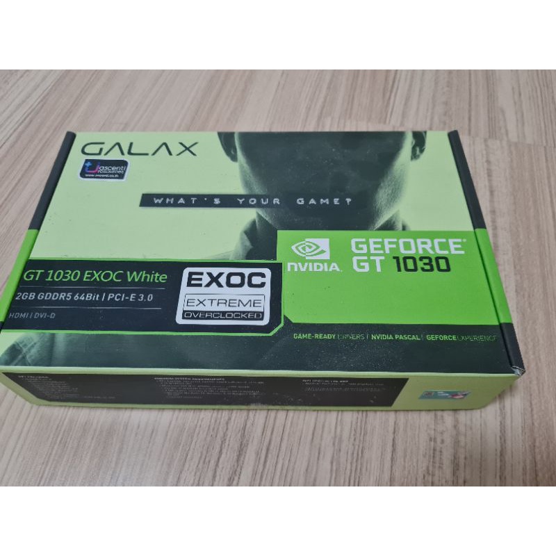 GALAX GT1030 EXOC WHITE มือสอง​
